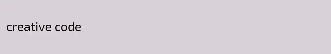 creative code